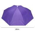 Foldable Umbrella Hat Cap Headwear Umbrella for Fishing Hiking Beach Camping Cap Head Hats Outdoor Rain Gear